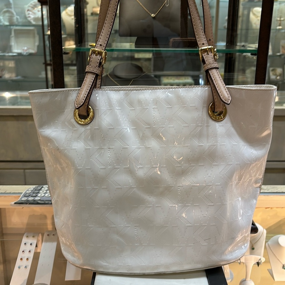 Cream color purse